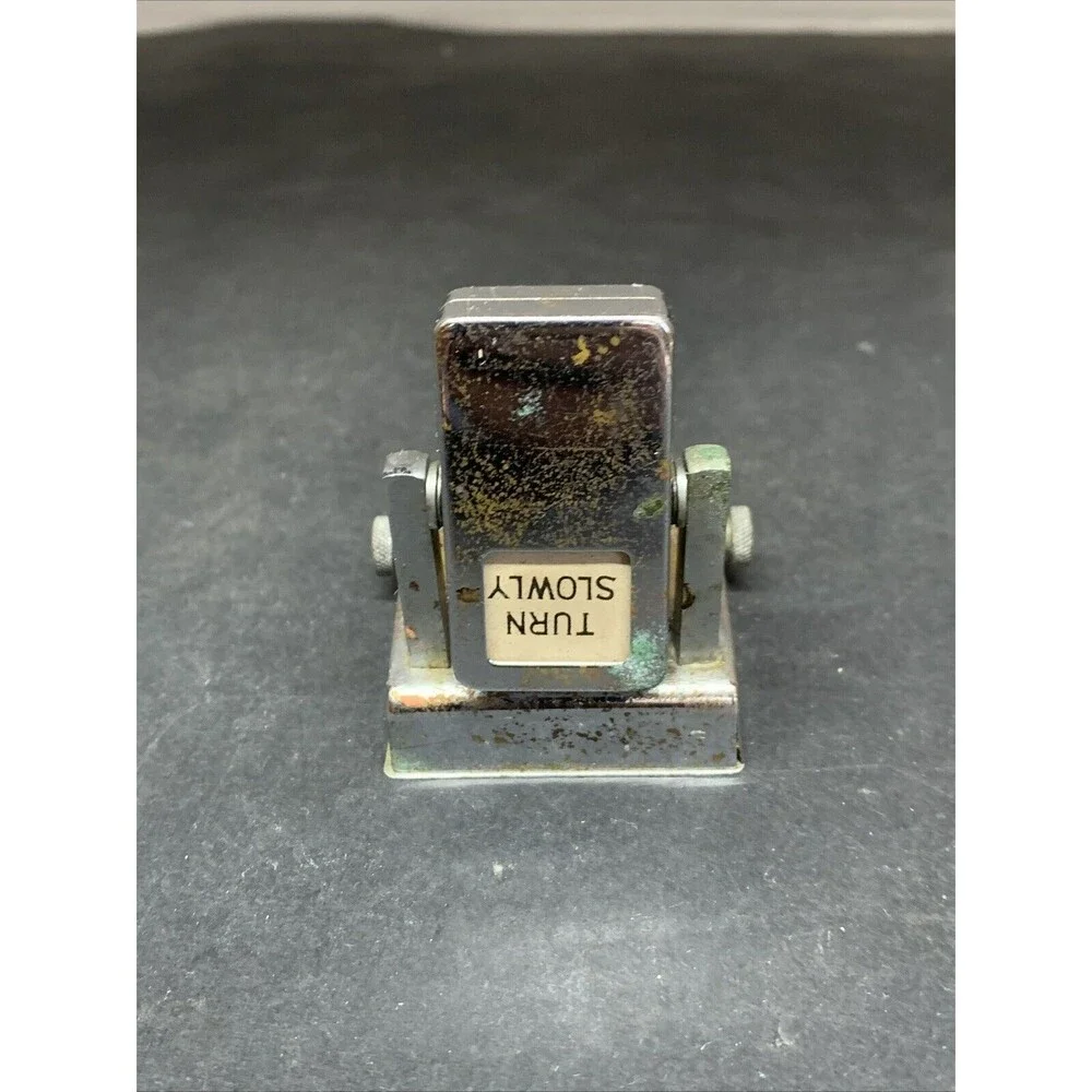 VINTAGE CHROME PERPETUAL FLIP DESK CALENDAR Chrome JAPAN Kottle Bros NY